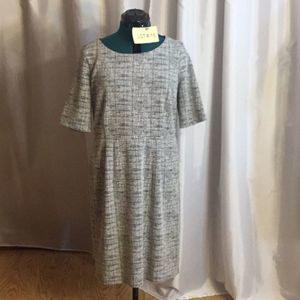 Poly blend dress with 3/4 sleeves in size 16 by LANDSEND NWOT